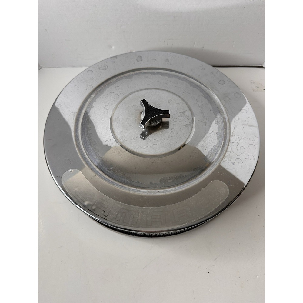 Vintage OEM Chevrolet Camaro Air Cleaner Assembly Chrome Lid & Filter GM